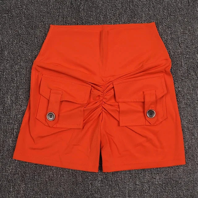 Women's Workout Slim Fit High-Waist Shorts