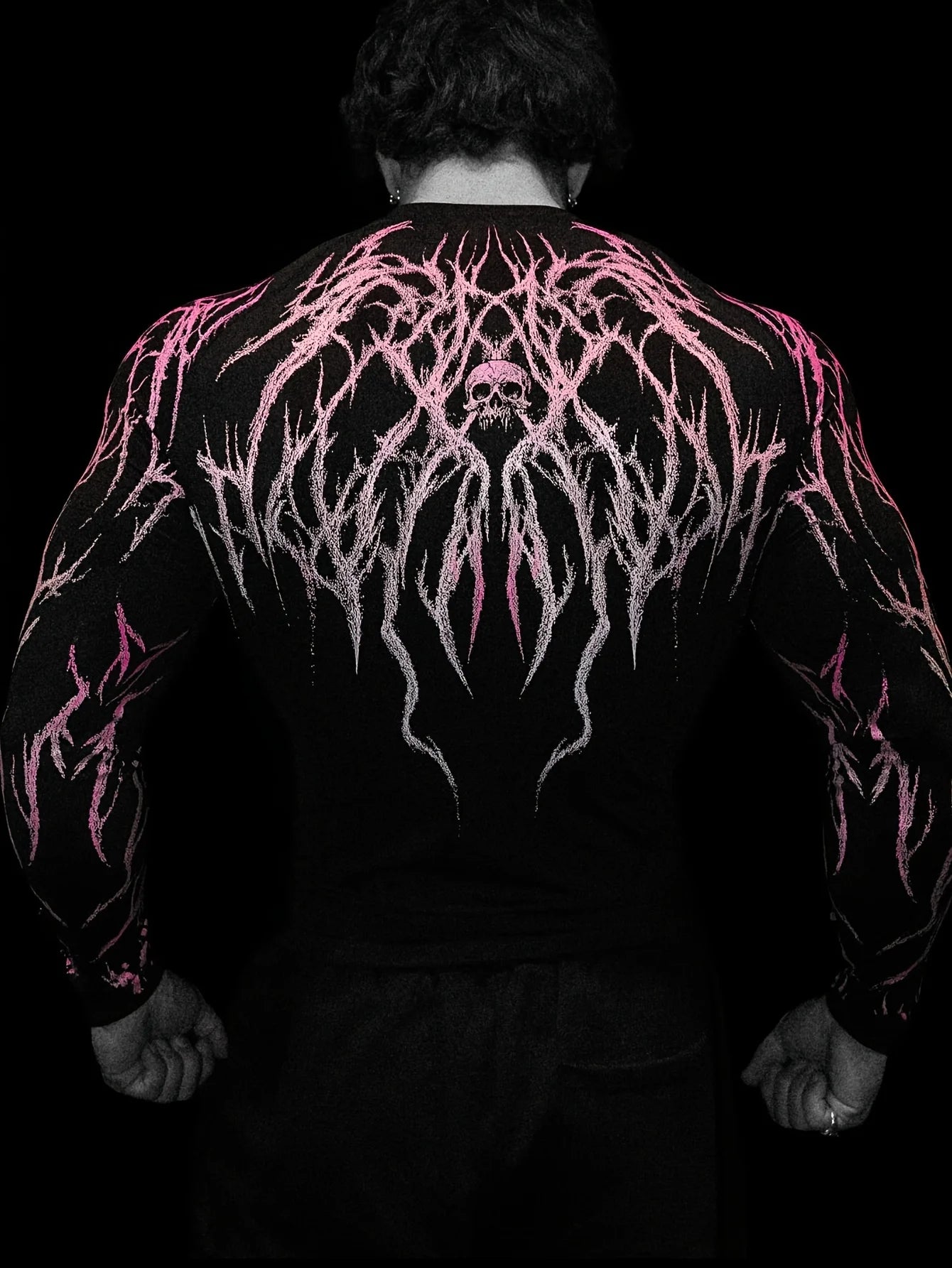 Tight Fitting Long Sleeved T-shirt S-2XL High Elasticity Muscle Fitness Shirt Quick Drying Moisture Wicking And Sweat Wicking