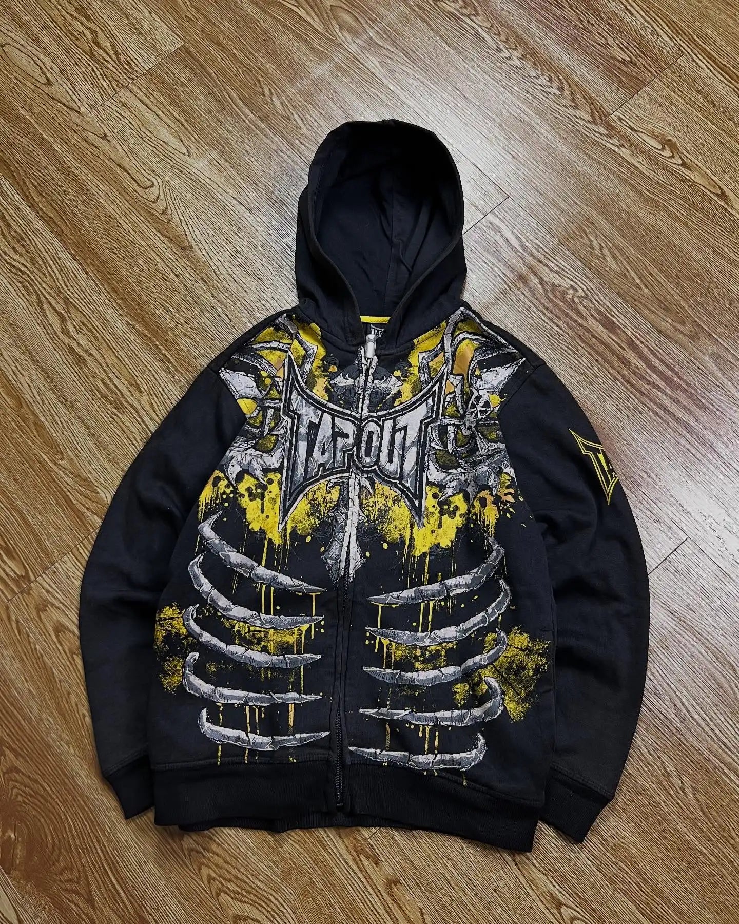 Apex Ritual – Explosions Y2K Hooded Sweater Men – American Retro Hip-Hop Graffiti Unisex Zipper Hoodie