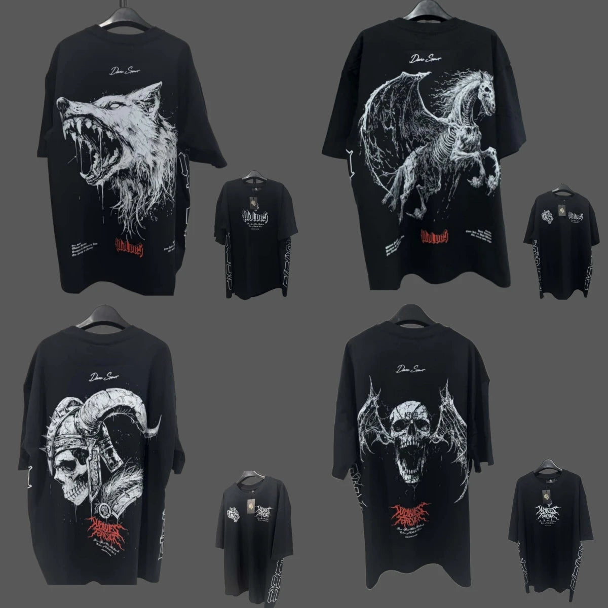 Apex Ritual – アニメプリント メンズクルーネックTシャツ – ゆったりカジュアル フィットネストレーニング コットンTee