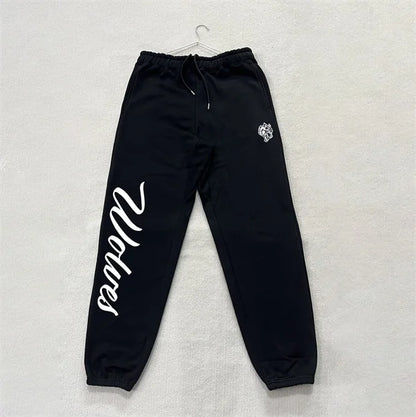 DARC SPORT ankle-length sweatpants, American-style fleece pants, fall/winter fitness training pants, men's and women's matching