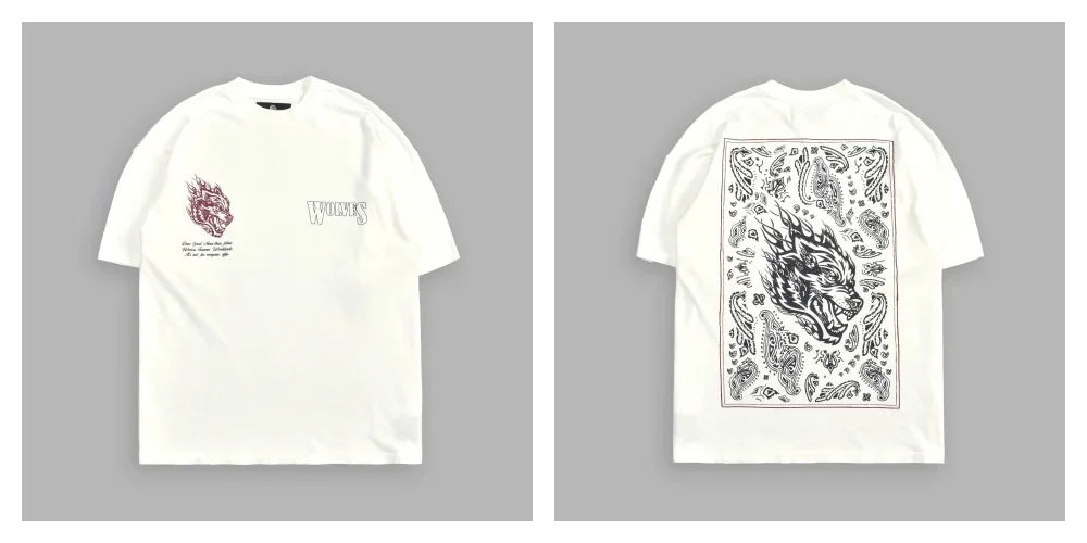 Women's Wolf Graphic Cotton Training T-Shirt