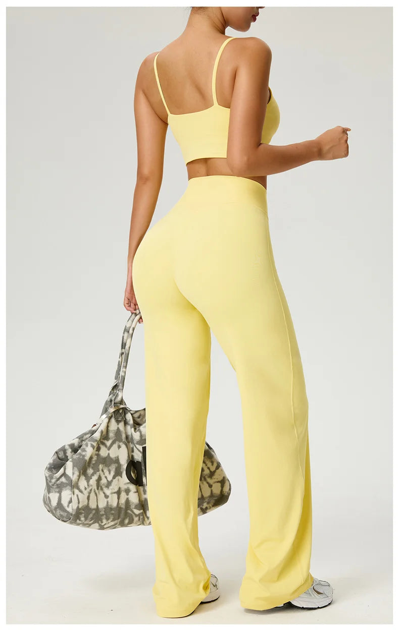 Women's Workout Wide-Leg High-Waist Leggings