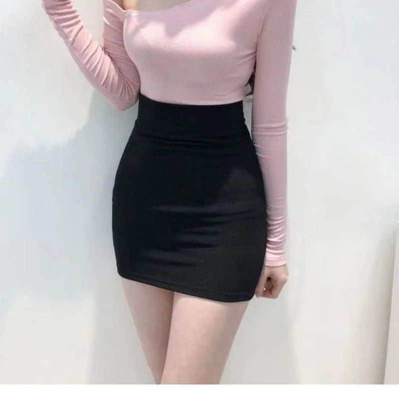 Skirts Women 2025 Tight Sexy Office Wear Elasticity Hip Wrap Chic and Elegant Woman Skirt Korean Style Fashion High Waist Summer