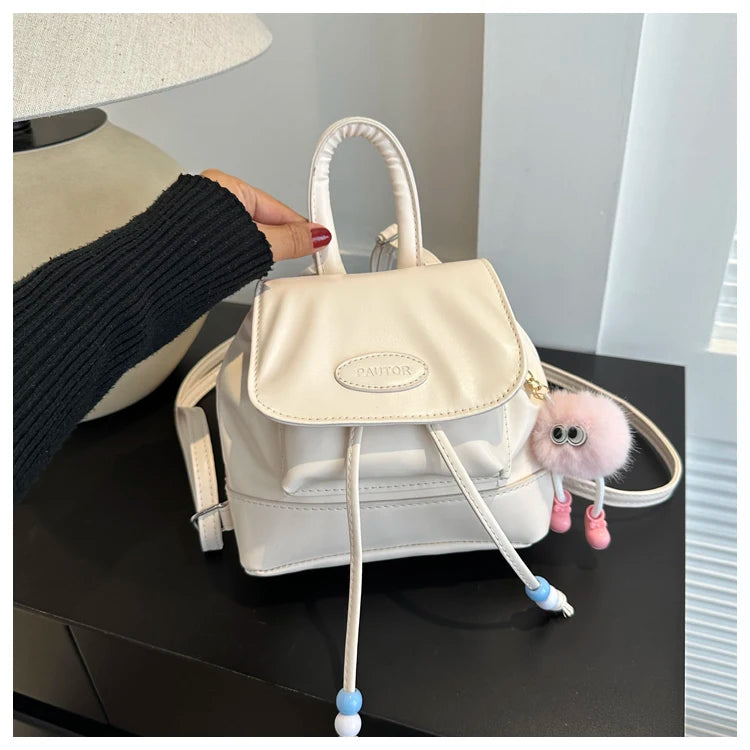 Faionable Retro Commuter Bapa 2023 New Sle Casual Versatile Korean Version Single oulder Bag Soft PU Magnetic Bul...