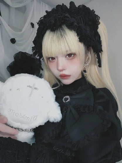 Women's Harajuku Gothic Lolita Mini Dress