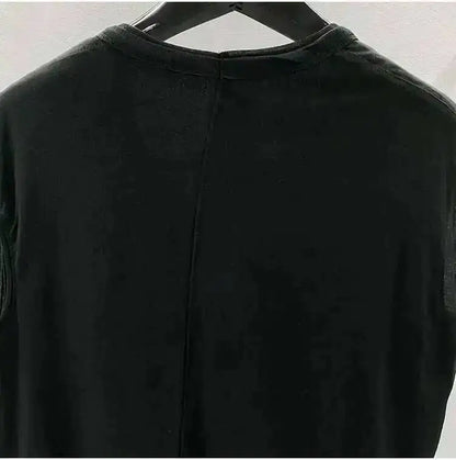 HKSH Summer Spring New Men's Tide Dark Sexy Double Layered V-neck Solid Sleeveless Tees Fashion Knit Tank Tops Chic Vest HK1399