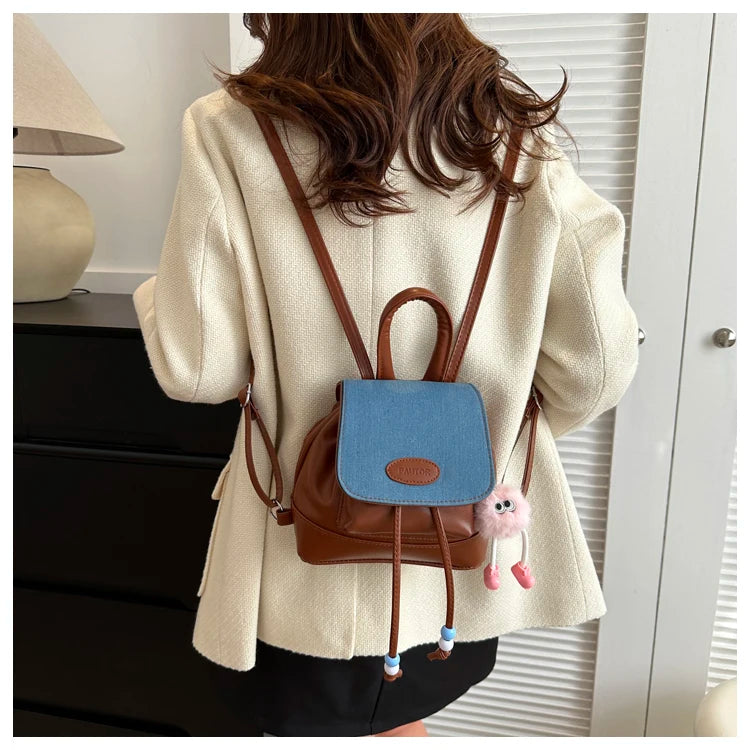 Faionable Retro Commuter Bapa 2023 New Sle Casual Versatile Korean Version Single oulder Bag Soft PU Magnetic Bul...