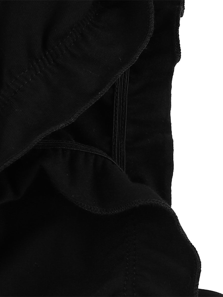 Fashion Women Bloomer Shorts Summer Elastic Waist Layered Solid Casual Shorts Streetwear for Daily Streetwear Casual Outfits