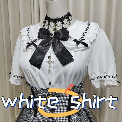 Women's Jirai Kei Lolita Long-Sleeve Blouse