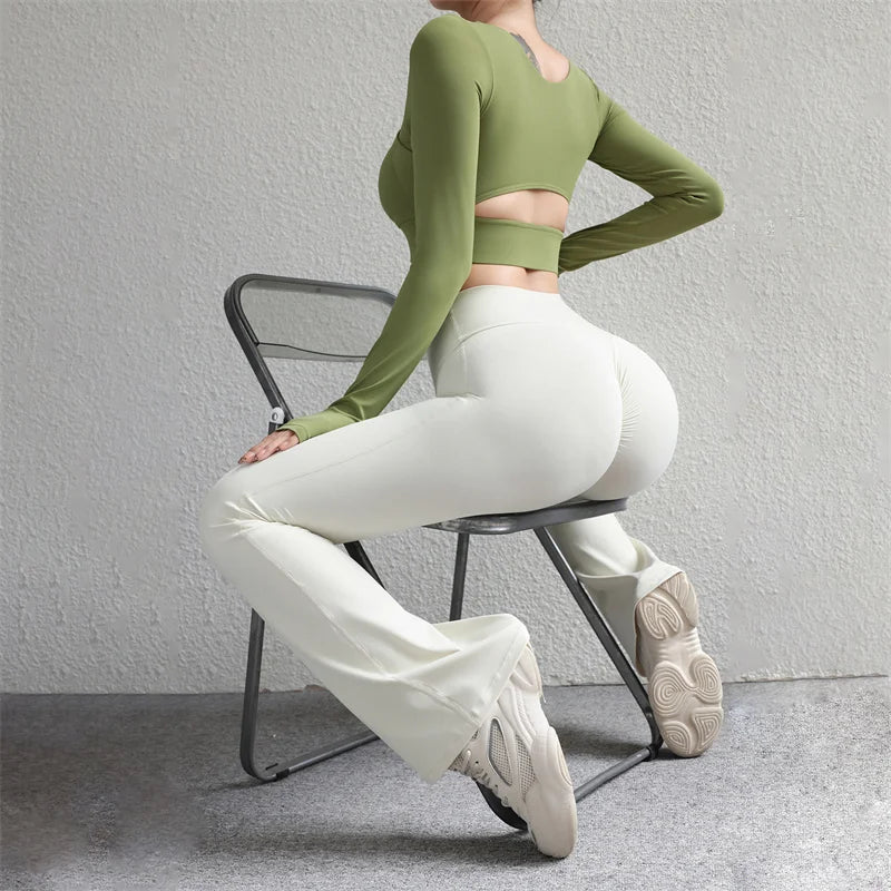 Women's Workout Wide-Leg Slim Fit Yoga Pants