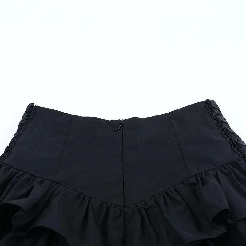Women's Gothic Bell-Sleeve Halter Top