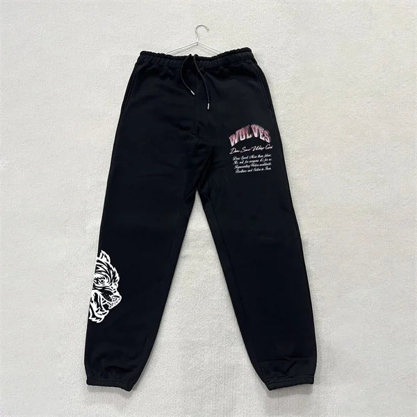 DARC SPORT ankle-length sweatpants, American-style fleece pants, fall/winter fitness training pants, men's and women's matching