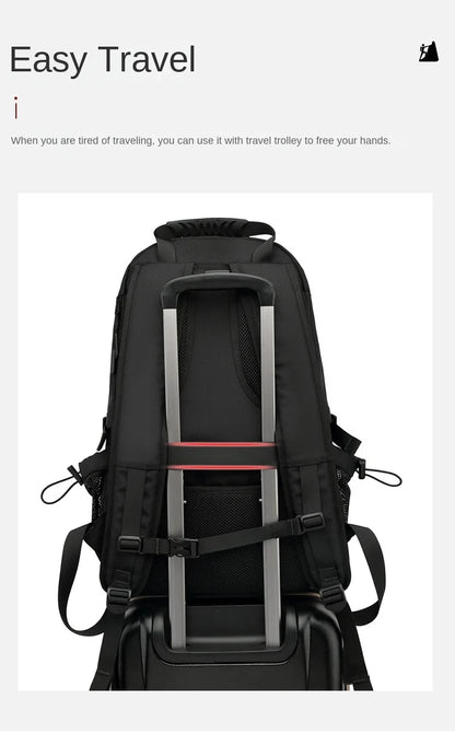 50L 60L 80L Travel Backpack for Women and Men Large Capacity Outdoor Waterproof Men's Business Trip Backpacks Women's Laptop Bag