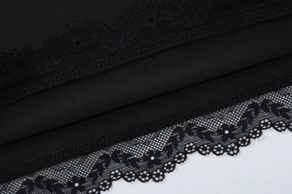 Women's Y2K Lace Patchwork Pink T-Shirt