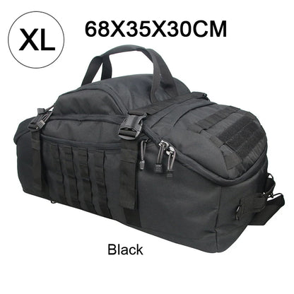 25L 45L 80L Sport Travel Bag Molle Tactical Backpack Gym Fitness Bag Large Duffle Bags for Camping Hunting Fishing