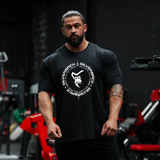 Apex Ritual Cotton Training Tee – Loose-Fit Round-Neck Gym & Sport Shirt