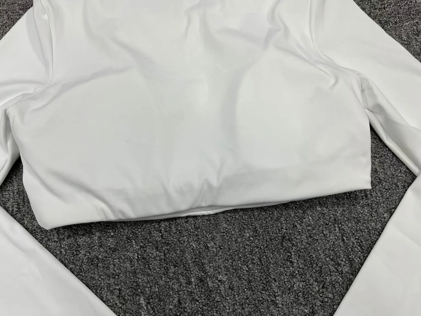 Crop Top Women Long Sleeve Tees 2026 Gym Shirt Padding Sports T-shirts Push Up Yoga Clothing Black White Blue Coffee Gray Navy