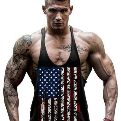 Summer Y Back Gym Stringer Tank Top Men Cotton Clothing Bodybuilding Sleeveless Shirt Fitness Vest Muscle Singlets Workout Tank