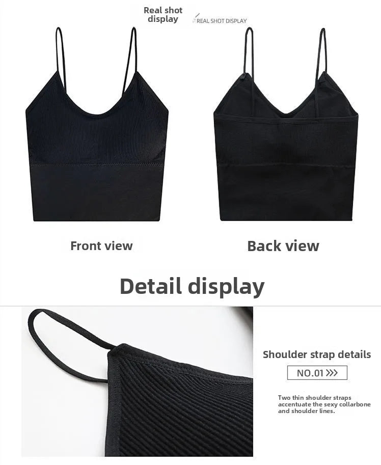 Women's Padded Sporty Strap Tank Top