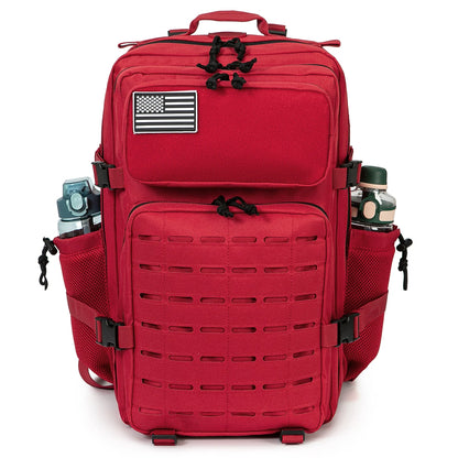 25L/45L Tactical Backpack Outdoor for Women/men Laser Cut Molle Hiking 3Day pack School Bag Gym Rucksack with Dual Cup Holder