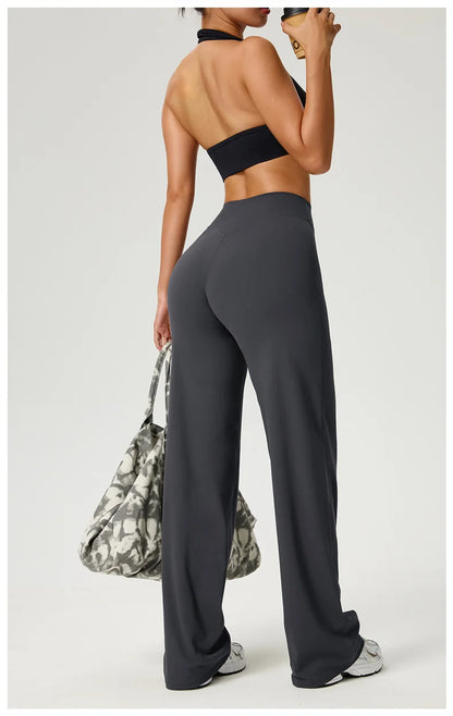 Women's Workout Wide-Leg High-Waist Leggings