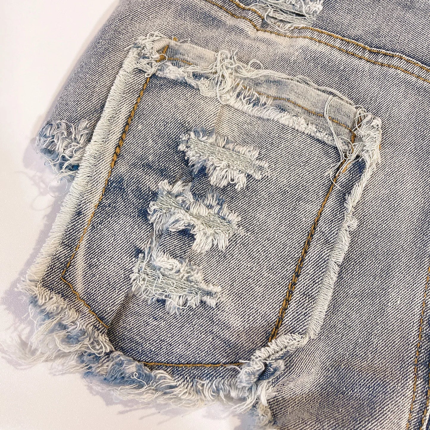2026 New Women's Sexy High Waisted Raw Edge Tight Jeans Denim Shorts Summer Holiday S-XXL