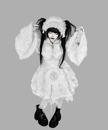 Women's Harajuku Gothic Lolita Mini Dress