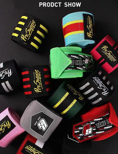 Weightlifting Elbow Wraps Elastic Elbow Support & Compression for Powerlifting Fitness Cross Training Gym Workout Elbow Straps