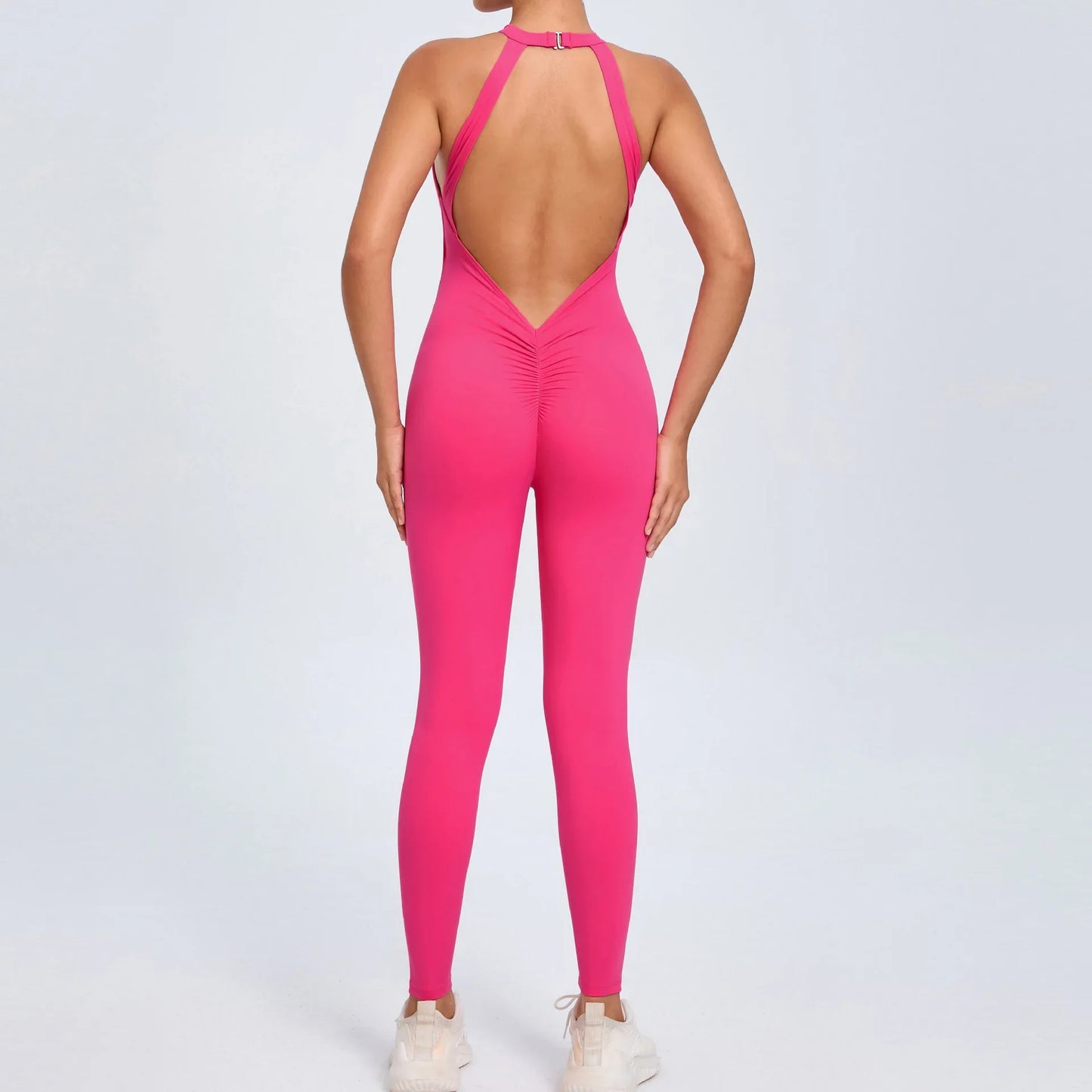 Women's Workout Coffee Jumpsuit