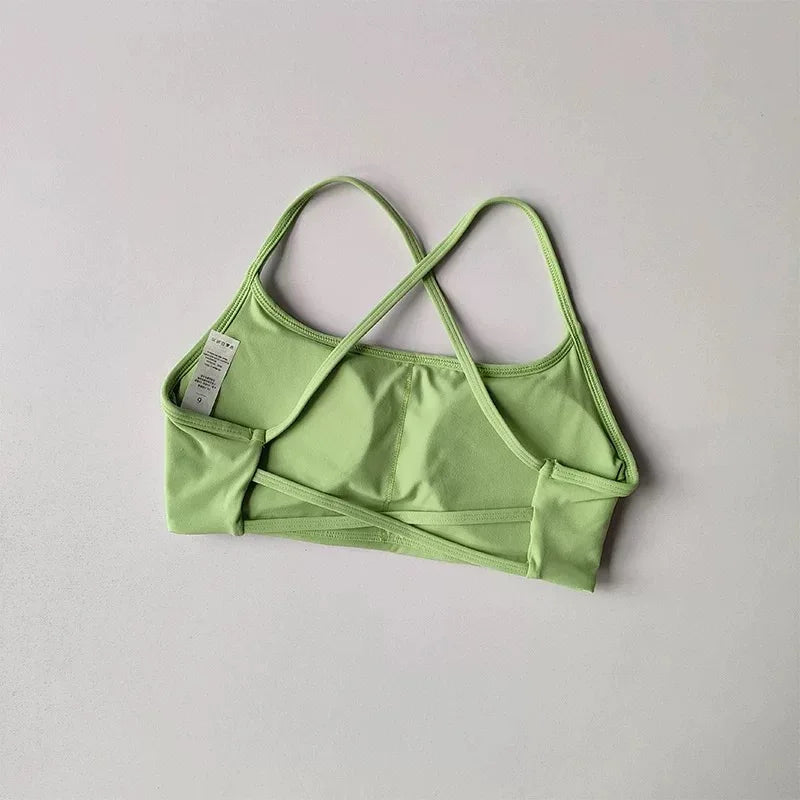 Women's Summer Yoga Apparel: Breathable Underwear, Sports Bra for Running, Push-Up Shaping, and Shock-Proof Top