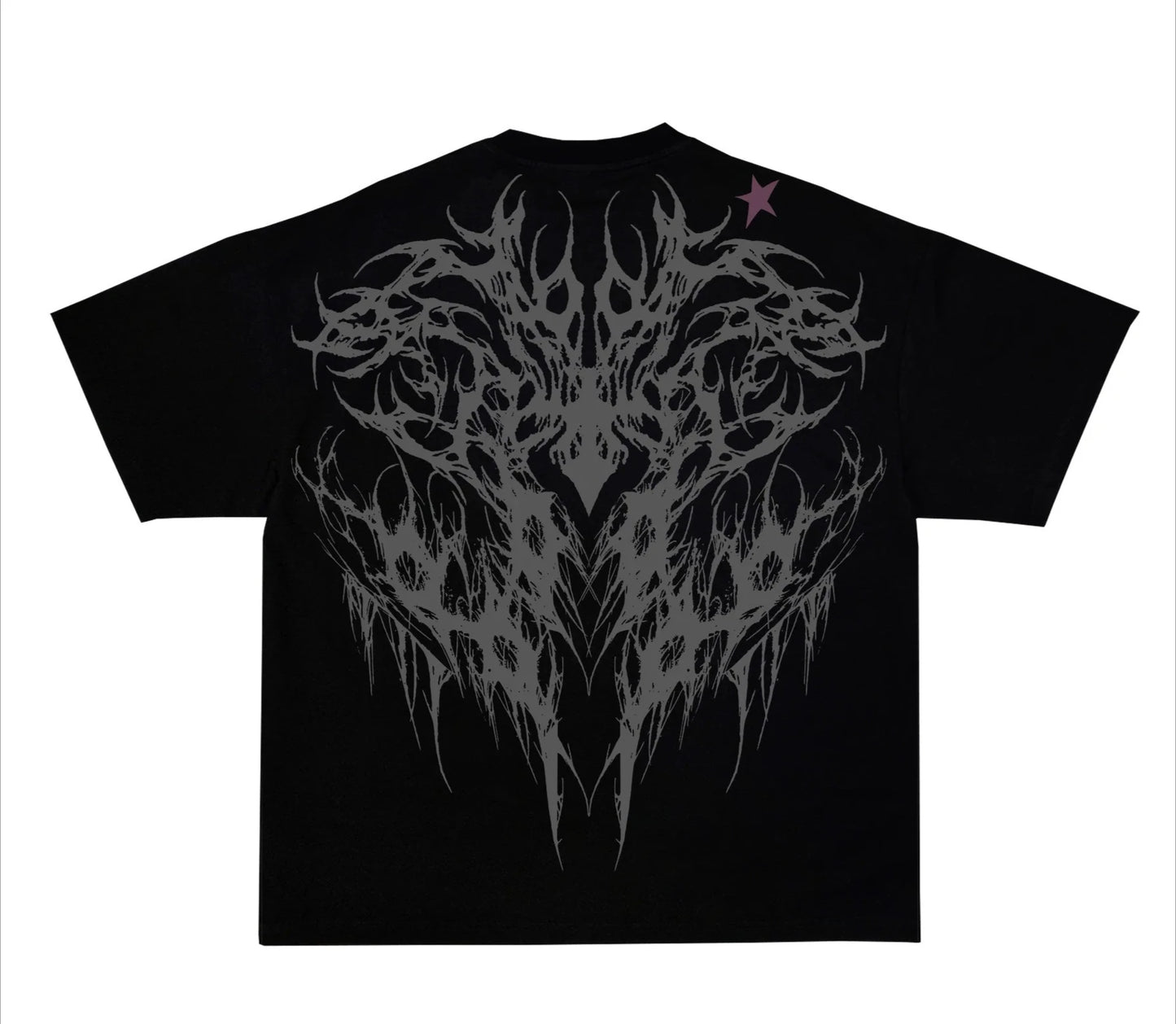 T shirt Men Dark Oversized Cotton Tee Skull Print Workout Gym Top Streetwear Fitness Clothing Alternative Fashion