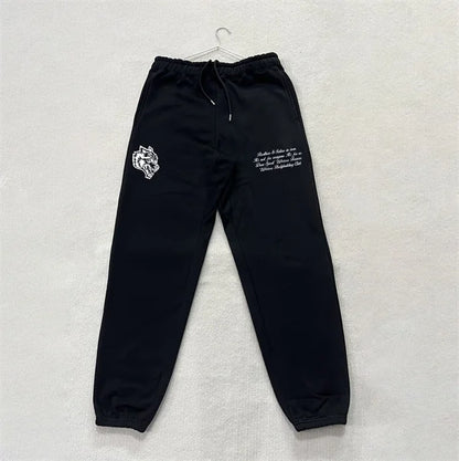 DARC SPORT ankle-length sweatpants, American-style fleece pants, fall/winter fitness training pants, men's and women's matching