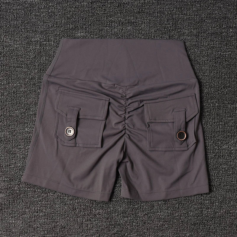 Women's Workout Slim Fit High-Waist Shorts