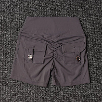 Women's Workout Slim Fit High-Waist Shorts