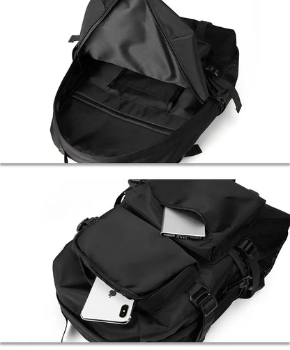 Men Backpack Man Schoolbag Travel Urban Backpacks Waterproof Techwear Oxford Cloth Male Laptop Rucksack Hiking Sport Bagpack