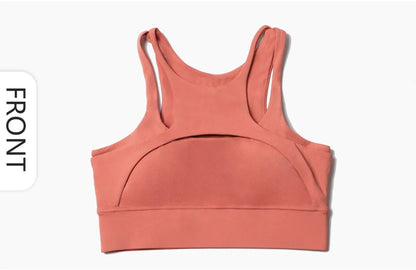 TRY TO BN Sports Yoga Bra Gym Woman Hollow Push Up High Impact Shockproof Underwear Fitness Naked Crop Top Mujer Workout Clothes