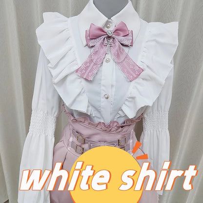 Women's Jirai Kei Lolita Long-Sleeve Blouse