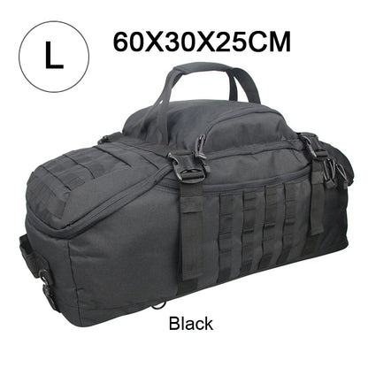 25L 45L 80L Sport Travel Bag Molle Tactical Backpack Gym Fitness Bag Large Duffle Bags for Camping Hunting Fishing