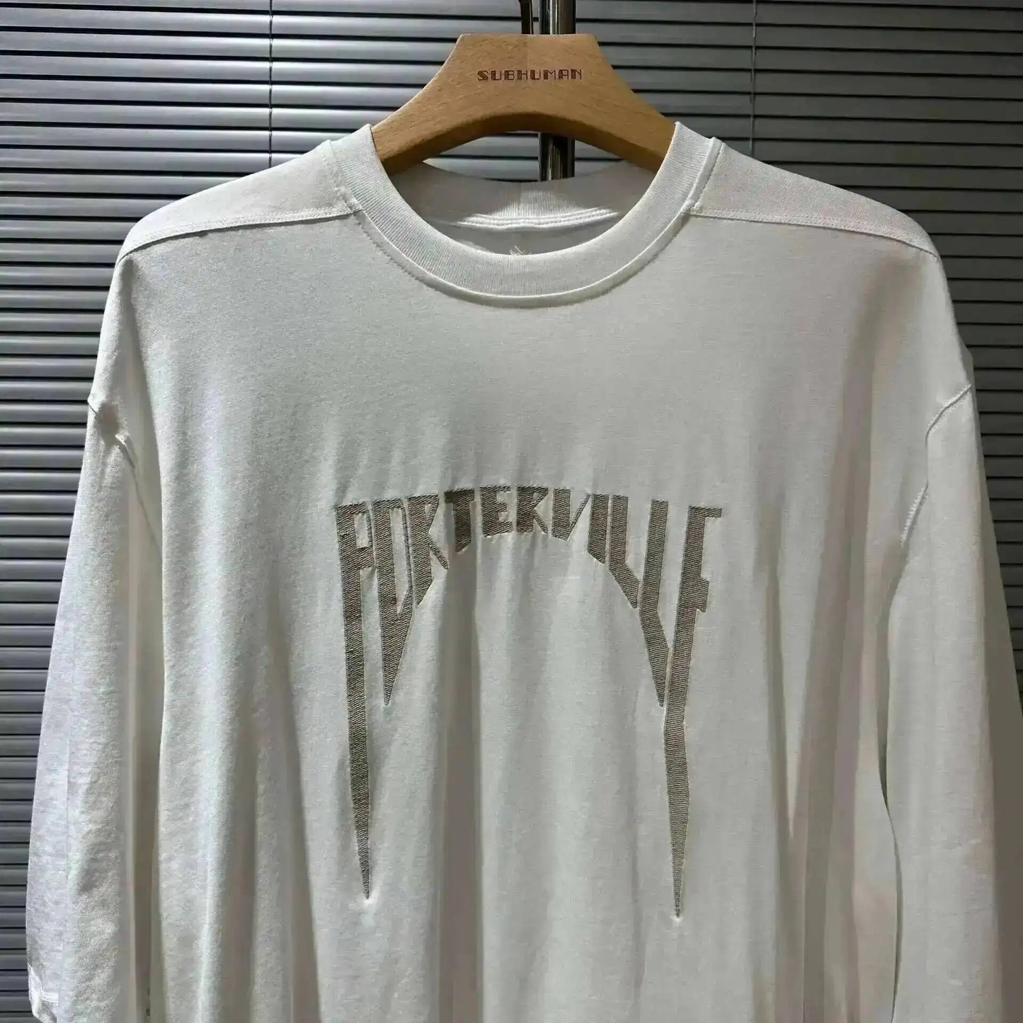 HKSH Summer Men's Tide Dark High Street Trendy Letters Print T-shirt Women Round Collar Cotton Oversized Loose Short Tees HK3578