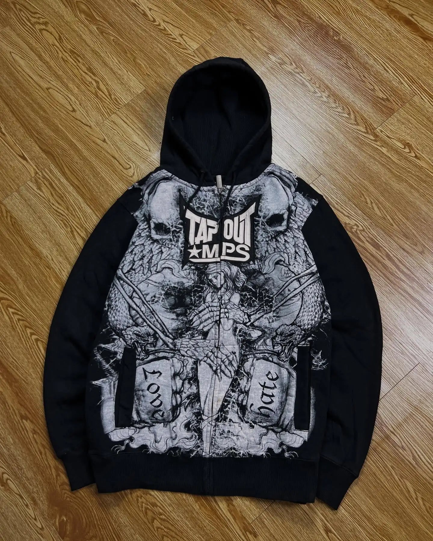 Apex Ritual – Explosions Y2K Hooded Sweater Men – American Retro Hip-Hop Graffiti Unisex Zipper Hoodie