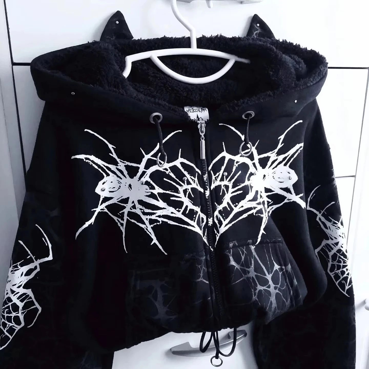 Apex Ritual – Y2K 韓国カレッジスタイル ジップアップパーカー レディース – 原宿カジュアル ルーズ フリース厚手スウェットシャツ