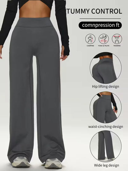 Women's Workout Wide-Leg Slim Fit Yoga Pants
