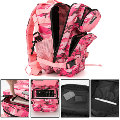 Apex Ritual – タクティカルMOLLEバックパック 25L/45L – ミリタリースタイル ジム＆アウトドア ハイキングリュックサック
