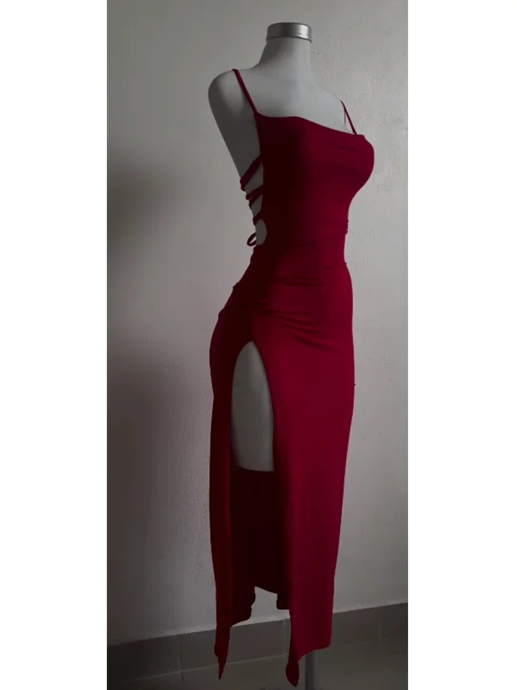 Women's Halter Hip-Hugging Summer Dress