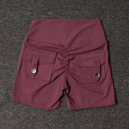 Women's Workout Slim Fit High-Waist Shorts