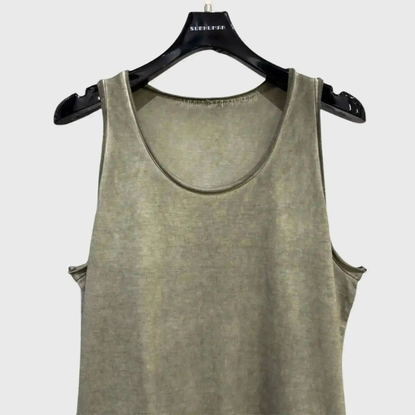 HKSH Spring Summer New Men Dark Punk Waste Land Style Trend Spliced Niche Design Sleeveless T-shirt Dark Cotton Tank Tops HK4539