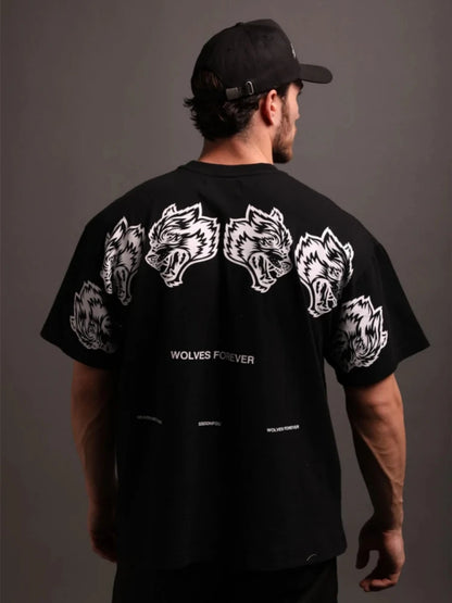 Apex Ritual – 純綿半袖プリントカップルTシャツ – 男女兼用フィットネススポーツウェア