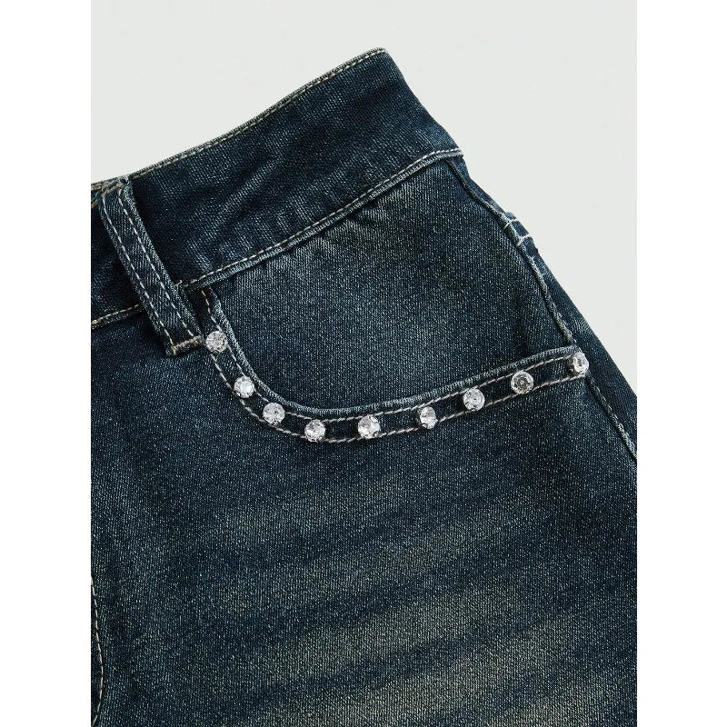 Women's Y2K Low-Rise Denim Shorts