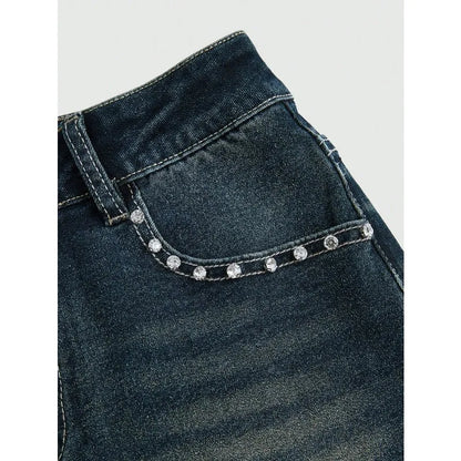 Women's Y2K Low-Rise Denim Shorts